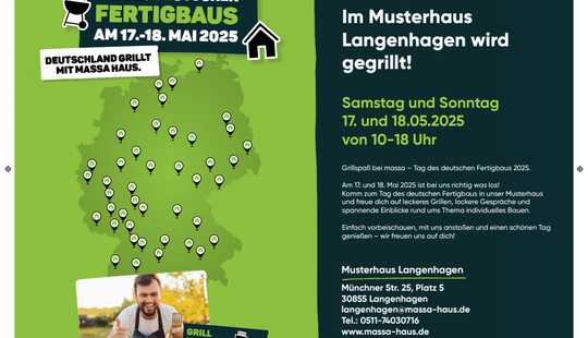 Bild von Tag der offenen Tür - massa haus grillt!