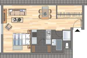 1 Zimmer DG-Wohnung ab sofort. Einziehen und wohlfühlen. – Ellernweg 2, 27356 Rotenburg (Wümme) – Vorschaubild 9