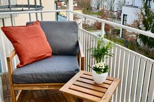 Möblierte, sonnige 2-Zimmer-Wohnung Nähe S-Bahn Hirschgarten – Agnes-Bernauer-Str. 29, 80687 Friedenheim, München – Vorschaubild 2