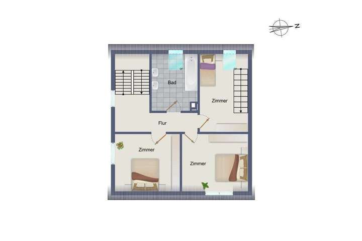 Grundriss Dachgeschoss