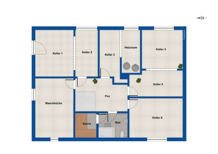 Grundriss Kellergeschoss