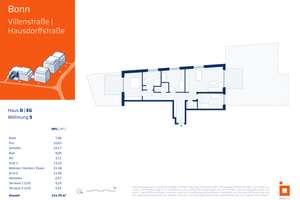 D05: Etwas Besonderes: Großzügige 4-Zimmerwohnung im EG mit 2 Terrassen und privatem Gartenanteil! – Villenstraße 4, 53129 Dottendorf, Bonn – Vorschaubild 4