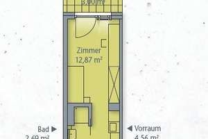 Attraktive 1-Zimmer-Wohnung 4Students // ERLANGEN – Nägelsbachstr. 23, 91052 Rathausplatz, Erlangen – Vorschaubild 10
