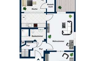 Großzügiges Zuhause in absolut ruhiger Lage – gepflegtes Zweifamilienhaus mit Garten u. Dachterrasse – Die vollständige Adresse der Immobilie erhältst du vom Anbieter., 45894 Buer, Gelsenkirchen – Vorschaubild 25