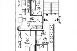Innenstadtnahe 2-Raumwohnung - Top Kapitalanlage – Jahnstraße 63, 9126 Lutherviertel, Chemnitz – Vorschaubild 6