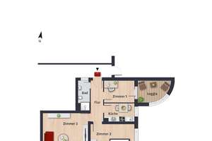 Einziehen und wohlfühlen // 1. OG, Wohnung 12 – Händelstr. 36, 38440 Hohenstein, Wolfsburg – Vorschaubild 5