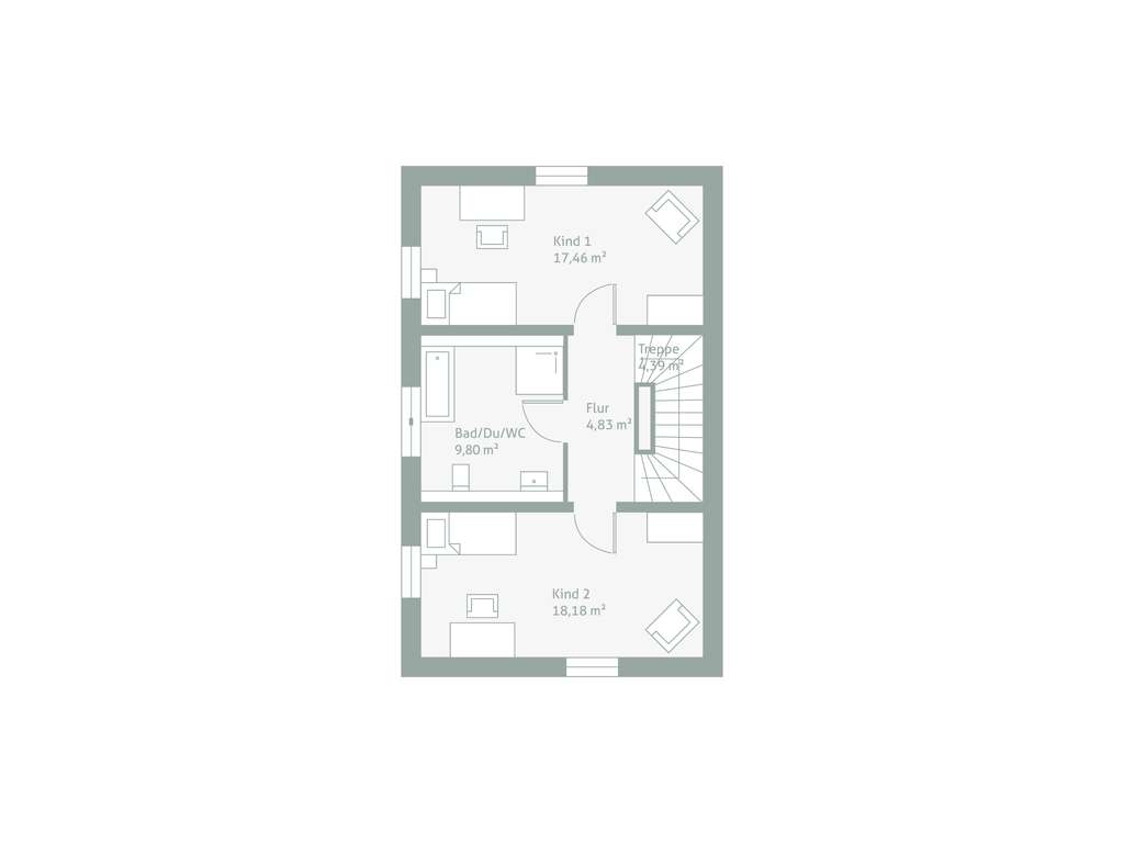 Immobilie in Bondorf - 🏡 Moderne Doppelhaushälfte mit Vollkeller – bezugsfertig in Bondorf - Bild 4