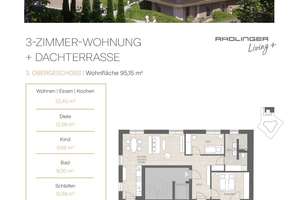 Erstbezug: 3-Zimmer Wohnung mit Dachterrasse im Sternhof Regensburg – Guerickestrasse 6, 93053 Kasernenviertel, Regensburg – Vorschaubild 10
