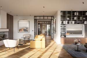 GROSSZÜGIGE EXKLUSIVITÄT - HAUS IM HAUS WOHNUNG AUF DREI EBENEN - TRAUMLAGE HARLACHING