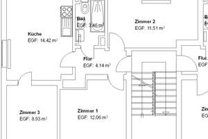 3 ZKB am Philippinenhof! – Am Schäferhof 6, 34127 Philippinenhof, Kassel – Vorschaubild 2
