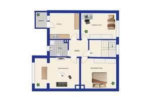 Investieren in Krefeld: Modernisierte 3-Zimmer-Eigentumswohnung in ruhigem Vierparteienhaus – Die vollständige Adresse der Immobilie erhältst du vom Anbieter., 47798 Stadtmitte, Krefeld – Vorschaubild 12