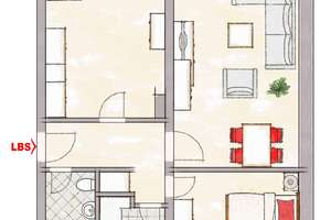 Erdgeschosswohnung  3 Zimmer, Küche, Diele, Bad Balkon , Gartenmitbenutzung – Die vollständige Adresse der Immobilie erhältst du vom Anbieter., 47803 Benrad-Nord, Krefeld – Vorschaubild 11