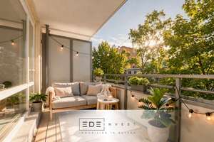 Helle, ruhige 3-Zimmer-Wohnung mit sonnigem Balkon und schöner Aussicht auf die Nordhaide
