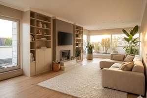 Einzigartige möblierte Penthouse Wohnung mit 147m2 Terrasse, Sauna, offener Kamin – Welserstrasse 58, 90489 Veilhof, Nürnberg – Vorschaubild 4