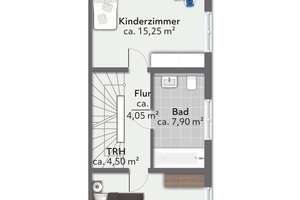 Neubau Doppelhaushälfte in massiver Bauweise (EH55) Energieklasse A+ – Die vollständige Adresse der Immobilie erhältst du vom Anbieter., 83064 Raubling – Vorschaubild 9