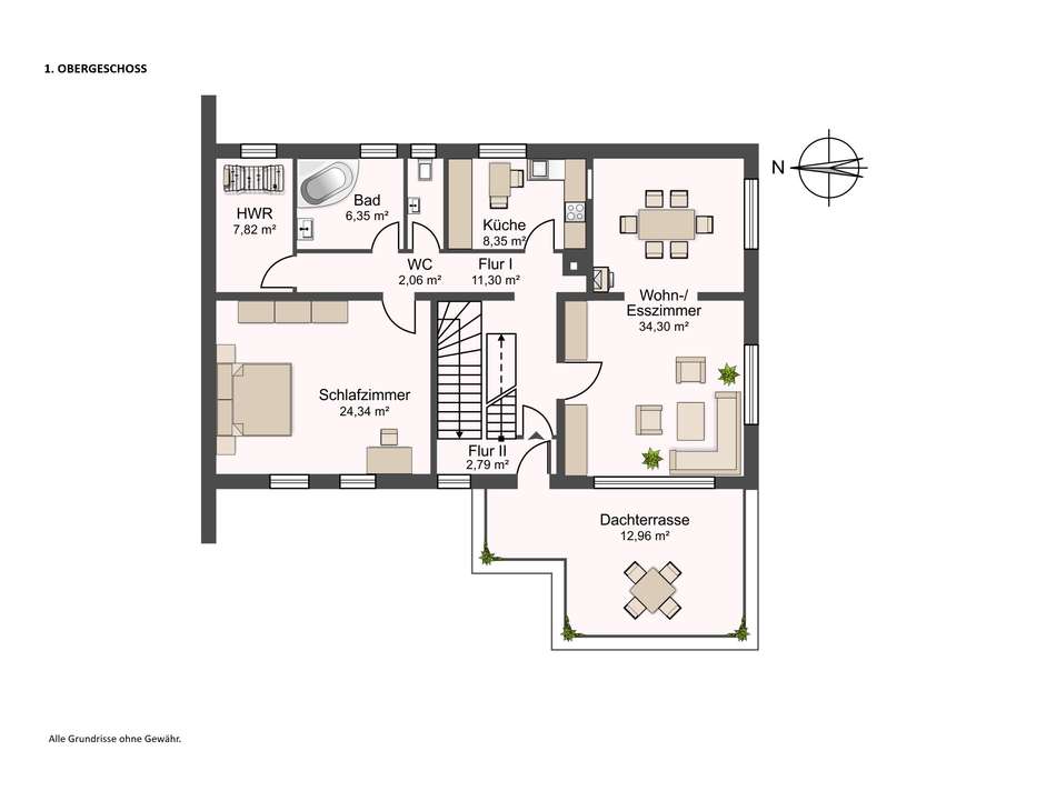 Wohnung im 1. Obergeschoss