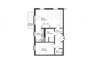 Barrierearm! 2-Zimmer-Wohnung mit Terrasse, Duschbad, Einbauküche u. Stellplatz – Krischanweg 5f, 18069 Reutershagen, Rostock – Vorschaubild 2