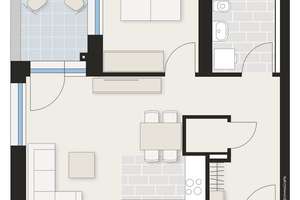 Heilbronn Hochgelegen - Moderne 2-Zimmer EG-Wohnung mit hochwertiger Einbauküche – Manfred-Weinmann-Ring 10, 74078 Neckargartach, Heilbronn – Vorschaubild 6