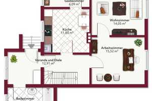 *LANDLIEBE*Wohnfl. ca. 93 m²*Grd.ca.1321m²*großzügiger Garten*Wärmepumpe*4,5 Zi.*PROVISIONSFREI!* – Havelland (Kreis) – Vorschaubild 10