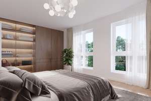 Energieeffiziente KfW-40 Neubauwohnung: 3 Zimmer, barrierefrei mit Balkon & Garten – Biefangstraße 22, 46149 Schwarze Heide, Oberhausen – Vorschaubild 2