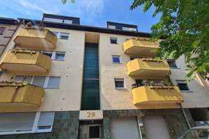 Keine Provision; 1 ZKB; 37m²; 3 OG; großer Balkon Ost/Süd/West Ausrichtung; Küche; Dusche/Badewanne – Hubenstraße 29, 68305 Waldhof, Mannheim – Vorschaubild 1