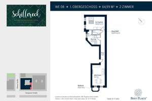 PROVISIONSFREIE KAPITALANLAGE-WOHNUNG – 2-Zimmer mit Süd-Balkon – Glasgower Straße 5, 13349 Wedding, Berlin – Vorschaubild 2