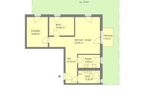 Tolle 3 Zimmerwohnung im grünen Langwasser – Reinerzer Str. 54a, 90473 Langwasser Südost, Nürnberg – Vorschaubild 5