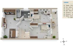 *Provisionsfrei* Kernsanierte Doppelhaushälfte mit großem Garten und Garage – Münchner Str. 19b, 82178 Puchheim – Vorschaubild 42