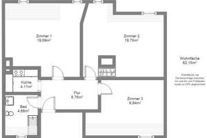 Charmante  3-Zimmer-Apartment in Jena – Schlippenstraße 37, 7749 Wenigenjena, Jena – Vorschaubild 10