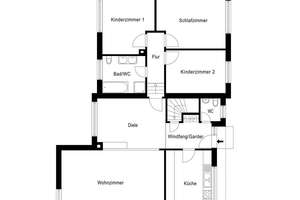 Als Einfamilienhaus genutzt: Zweifamilienhaus mit 260 m² Wohnfläche und verbundenen Wohneinheiten – 21614 Buxtehude – Vorschaubild 25