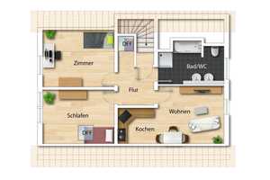 FREISTEHENDES EFH-ZFH: ENERGIEKLASSE A – MODERN - TOP-LAGE IM NEUBAUGEBIET! – Schwarzwald-Baar-Kreis – Vorschaubild 6