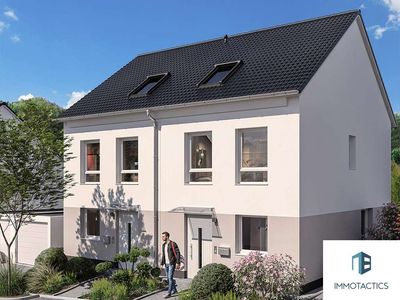 Neubau-Doppelhaushälfte mit Nachhaltigkeitsstandard KfW QNG 40 Plus