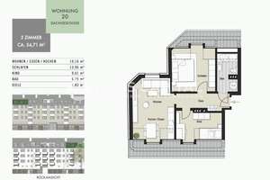 NEU MODERNISIERTE DACHGESCHOSSWOHNUNG IM GEREONS-VIERTEL AM MEDIAPARK 🤩 +PROVISIONSFREI+ – Die vollständige Adresse der Immobilie erhältst du vom Anbieter., 50670 Altstadt/Nord, Köln – Vorschaubild 7