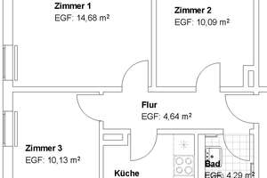 Moderne 3 ZKB im Forstfeld! – Lüderitzstraße 9, 34123 Forstfeld, Kassel – Vorschaubild 2