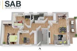Neubaubeschaffenheit am See - KFW 55 Erdgeschosswohnung im Effizienshaus – Die vollständige Adresse der Immobilie erhältst du vom Anbieter., 26131 Eversten, Oldenburg (Oldenburg) – Vorschaubild 3