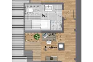 Erstbezug! Exklusive 3-Zi.-Maisonettewohnung mit Balkon und EBK in absolut ruhiger Lage! – Die vollständige Adresse der Immobilie erhältst du vom Anbieter., 90459 Gugelstraße, Nürnberg – Vorschaubild 8