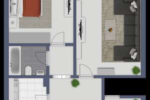 Sanierte 2 Zimmer Wohnung im Herzen von Mettenhof. – Bornholmer Weg 9, 24109 Mettenhof, Kiel – Vorschaubild 11