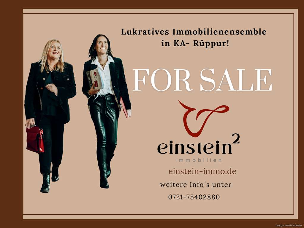 Lukratives Immobilienensemble 
in KA- Rüppur!