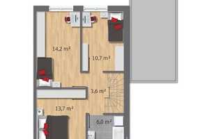Rd. 132 m² Wohn-/Nutzfläche bietet diese top gepflegte DHH mit schönem Garten in beliebter Wohnlage – Essen – Vorschaubild 17