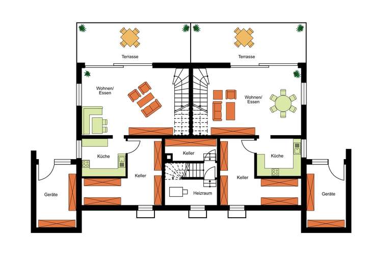 Grundriss Gartengeschoss