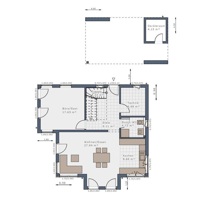 Grundriss Erdgeschoss