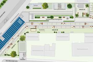 Haus C WHG 42  3-Zi-Whg,  77.89 m² im EG mit Einbauküche und Terrasse ab 01.04.2026 zu vermieten – Mühldorfstraße 37, 81673 Echarding, München – Vorschaubild 3