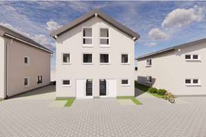 Erstbezug: Modernes Wohnen mit Hauscharakter – Neubau-Doppelhaushälfte im KfW-40-Standard mit QNG – Die vollständige Adresse der Immobilie erhältst du vom Anbieter., 35440 Linden – Vorschaubild 2