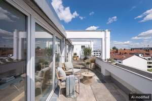 Großzügig Wohnen | 124 m² Dachterrasse mit Blick auf ein Münchner Wahrzeichen – 80807 Milbertshofen, München – Vorschaubild 9