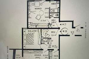 Gut geschnittene, renovierungsbedürftige 4-Zimmer-Maisonette im 4.OG in Nürnberg-Schweinau – Die vollständige Adresse der Immobilie erhältst du vom Anbieter., 90441 Schweinau, Nürnberg – Vorschaubild 9