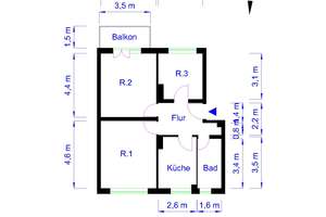 !Mit einem Malergutschein ins neue Wohnglück! – Große Diesdorfer Str. 168a, 39110 Stadtfeld West, Magdeburg – Vorschaubild 7