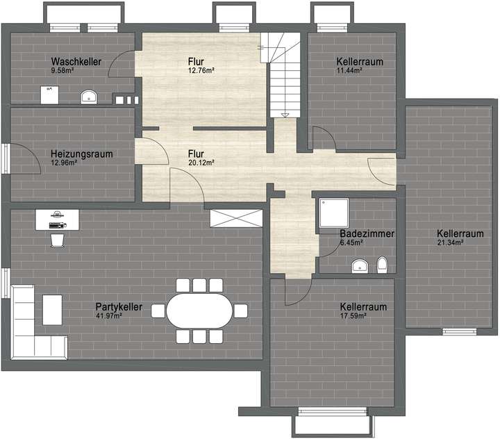 Grundriss Kellergeschoss