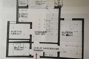 Voll Möblierte  2,5 Zimmern mit großem Balkon in Ulm-Söflingen – Fünf-Bäume-Weg 23, 89081 Söflingen, Ulm – Vorschaubild 13