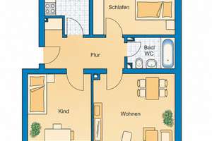 Kernsanierte 3-Zi-Wohnung (65 m²) München - hochwertige Ausstattung – Die vollständige Adresse der Immobilie erhältst du vom Anbieter., 80995 Lerchenau-West, München – Vorschaubild 20
