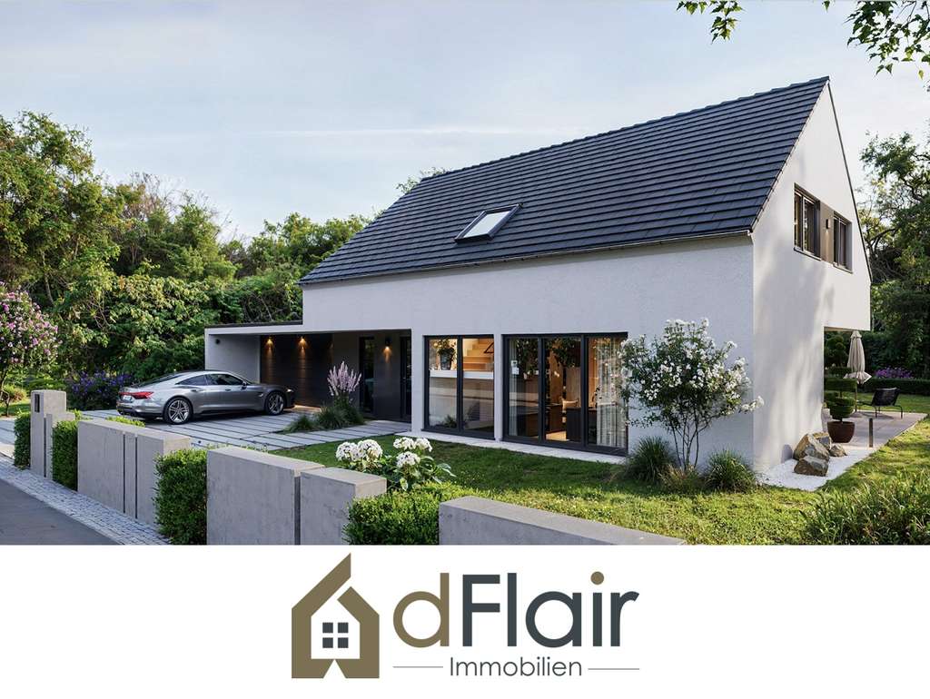 Modernes Architektenhaus in massiver Bauweise _ Hier warten Förderungen auf Sie....